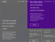 Tablet Screenshot of insidesistemas.com.br